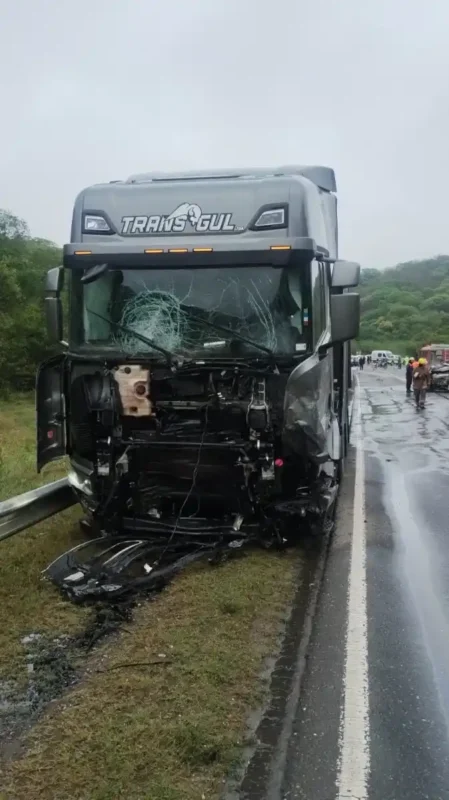 choque Un Renault Logan colisionó contra un camión de origen chileno. El vehículo se incendió después del impacto y su conductor perdió la vida.