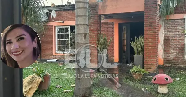 sur la docente que había sufrido graves quemaduras luego de un incendio en su casa.