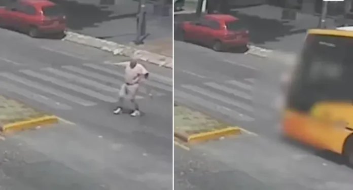Un jubilado fue atropellado por un colectivo cuando intentaba cruzar una avenida en la ciudad de Córdoba.