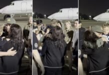 Emotivo reencuentro de Nahuel Gallo con su familia (VIDEO)