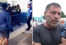 Habló uno de los hinchas de Atlético agredidos