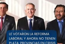 Le votaron la reforma laboral y ahora no tienen plata