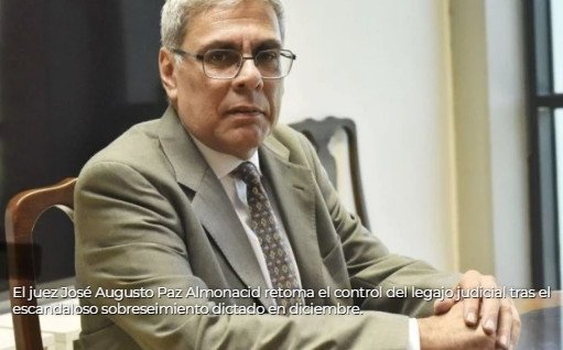 El juez del escándalo vuelve a la carga: Paz Almonacid
