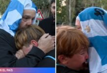 Un nene esperó toda la noche a Messi, no pudo conseguir su autógrafo