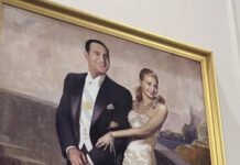 Milei sacó el cuadro de Eva y Perón de Casa Rosada