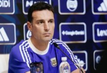 Scaloni habló en conferencia y criticó el partido contra Mauritania