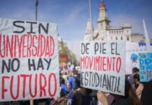 Sin clases en las universidades