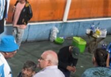 Tucumán está bajo el agua, y Masso sentado en la cancha de atlético.