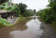 Tafí Viejo: así está la calle donde ocurrió la tragedia durante el temporal.