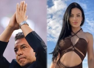 Aseguran que Gallardo tuvo un romance con una modelo uruguaya