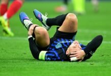 Alarma en la Selección: Lautaro Martínez se lesionó.