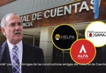 Tribunal de Cuentas; le pone coronitas a las constructoras.