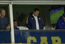 Riquelme bajó al vestuario y habló con el plantel tras la eliminación de Boca.