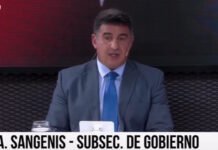 Aydar cruzó con dureza a Alejandro Sangenis (video).