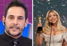 Rodrigo Lussich explotó por el Martín Fierro a Wanda Nara como mejor conductora de la televisión.
