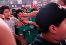 Incidentes en Nueva York: hinchas argentinos se pelearon con argelinos (video).