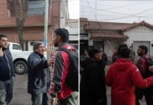 Hinchas indignados y un jugador fuera de control: la imagen que preocupa en San martín.