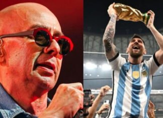 Messi recordó al Indio Solari con una emotiva publicación (video).