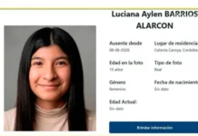 Búsqueda de Luciana: activaron la alerta Sofía tras su desaparición en Córdoba.