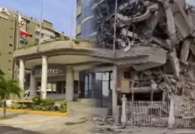 Imágenes satelitales del antes y el después del terremoto en Venezuela.