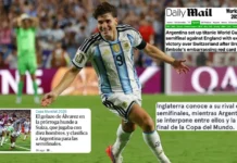 Qué dijo la prensa inglesa tras el pase de Argentina.