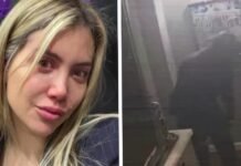 Wanda compartió el video del momento en que los ladrones entraron a su casa en Italia.