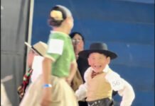 «Hablame de farmear aura»: un pequeño bailarín de folklore.