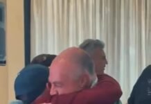 El costoso abrazo en el Hipódromo de Tucumán.