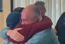 El costoso abrazo en el Hipódromo de Tucumán.