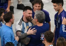 La otra cara de la carta de Messi.