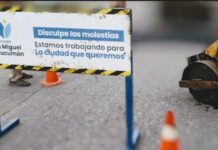 Cortes de tránsito por obras para este jueves 20 de agosto.