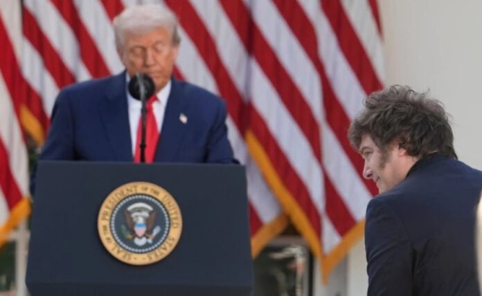 trump y milei carmen