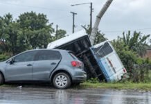 Impactante choque en Lules sobre la ruta 301.