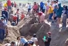 Aguilares: insólito, encontraron ropa enterrada.