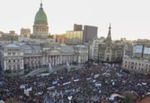 Marcha de la Bronca: la izquierda se moviliza contra Milei.