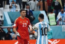 Dibu Martínez llegó a la Selección y habló del adiós de Messi (video).