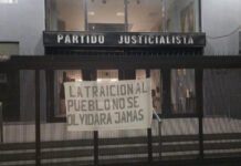 Comenzaron a hablar las paredes del peronismo tucumano.