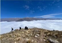 Búsqueda de Raúl Moyano: una pista clave en el cerro Ñuñorco.