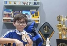 Lucio tiene 12 años y se consagró campeón latinoamericano de ajedrez.