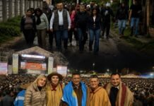 Manzur junto al pueblo, el peronismo libertario en el palco vip. El calendario oficial transcurre entre escenarios, ponchos de gala y palcos VIP de festivales financiados con recursos públicos.