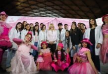 Chahla impulsa la prevención del cáncer de mama durante Octubre Rosa.