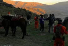 Sin novedades en la búsqueda del docente en el cerro Nuñorco.
